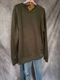 Sudadera básica kaki