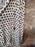 Vestido largo seda