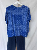 Camiseta bandana azul