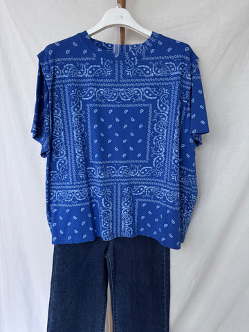 Camiseta bandana azul