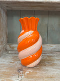 Jarrón Candy naranja
