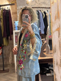 Kimono vaquero bordados