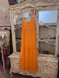 Vestido tul naranja
