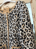 Chaqueta punto animal print