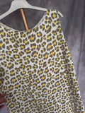 Camiseta asimétrica print amarillo