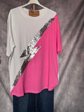 Camiseta Rayo fucsia