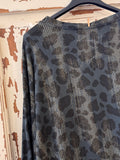 Camiseta Animal print azul