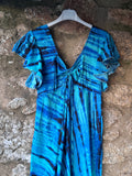 Vestido largo seda