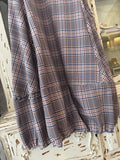 Vestido globo cuadros