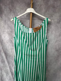 Vestido rayas verdes