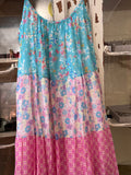 Vestido Patchwork azul