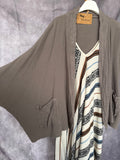 Kimono corto lino