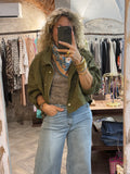 Cazadora  corta kaki