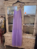 Vestido tul lila
