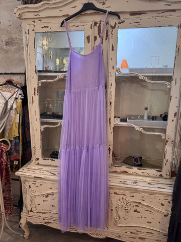 Vestido tul lila