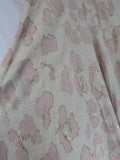 Vestido lino print rosa