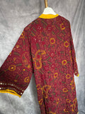 Kimono bordado largo