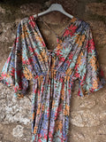Vestido largo seda