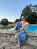 Chaqueta rosas