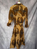 Vestido camisero corto África