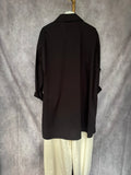 Camisa negra doble botón