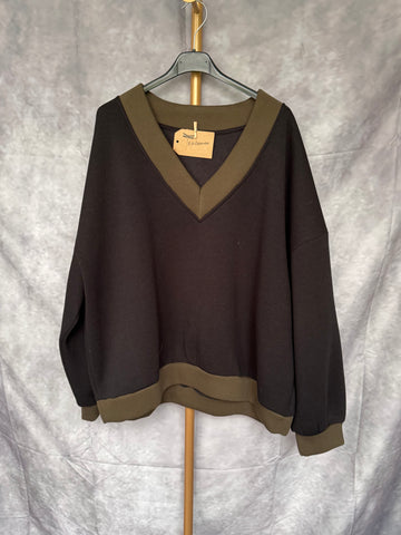 Sudadera oversize negra