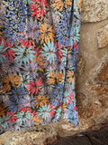 Vestido largo seda
