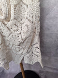 Chaleco crochet largo