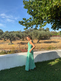 Vestido rayas verdes