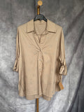 Camisa camel estrellas