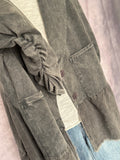 Chaqueta gris algodón