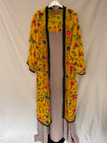 Kimono bordado largo