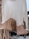 Camiseta volante camel