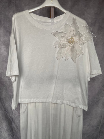 Camiseta flor