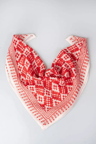 Pañuelo algodón rojo