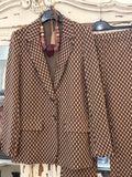 Traje Chaqueta Geométrico