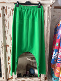 Pantalón botones verde