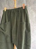 Pantalón baggy pana Kaki