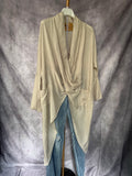 Túnica tencel beige