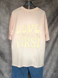 Camiseta LOVE rosa