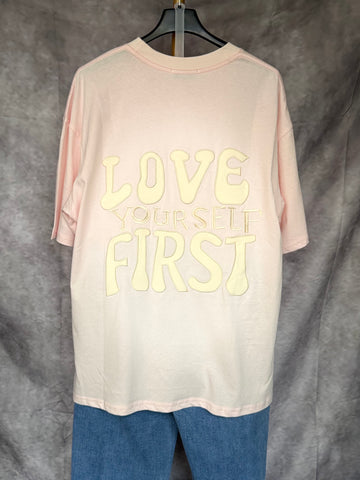 Camiseta LOVE rosa