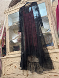 Vestido encaje interior Burdeos