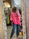 Camisa Bambula fucsia  flúor