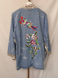 Kimono vaquero bordados