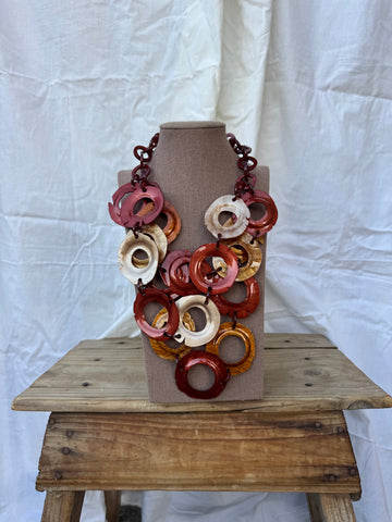 Collar resina teja