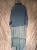 Gabardina vaquera Patchwork