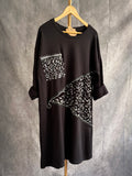 Vestido negro con lentejuelas