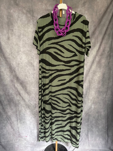 Vestido algodón estampado