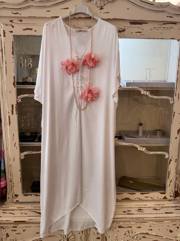 Vestido túnica blanco