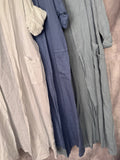 Kimono lino blanco